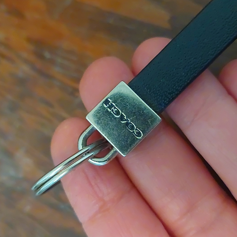 Coach Leather Loop Key Fob - image 8